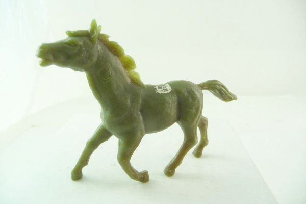 Tietze Pferd trabend, dunkles olivgrün - sehr selten