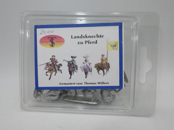 Lansquenets on horseback, blanks (1:72)