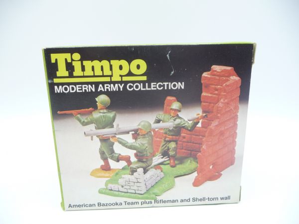 Timpo Toys Minibox Modern Army Collection, Ref. No. 766, "American Bazooka Team"