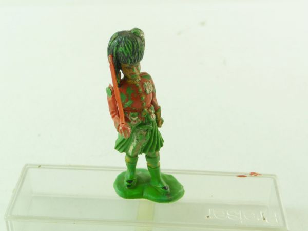 Timpo Toys Gardist (einteilig), Offizier mit Säbel (seltenes grün/rot)