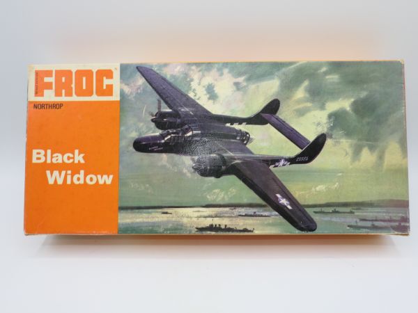FROG 1:72 Black Widow, No. F170 - orig. packaging, on cast, incl. description