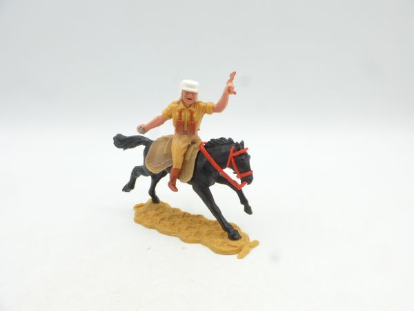 Timpo Toys Foreign legionnaire on horseback with hand grenade + rifle