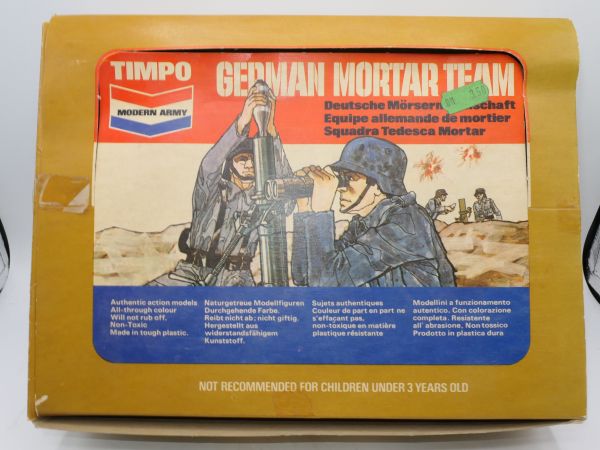 Timpo Toys Empty box German Mortar Team for 12 grenade launcher positions