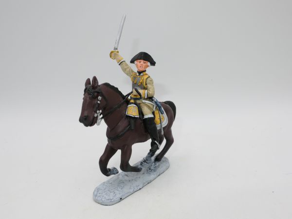 del Prado Trooper, Preuss. Schw. Cavalry at Leuthen 1757