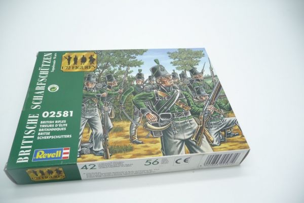Revell 1:72 British Rifles, No. 2581 - orig. packing, figures on cast