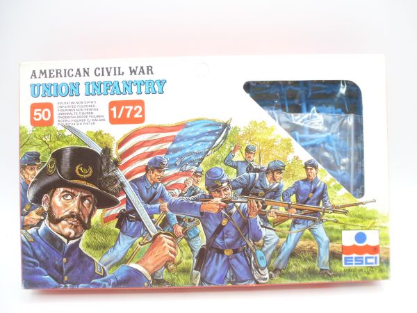 Esci 1:72 ACW: Union Infantry, Nr. 222 - OVP, bis auf 1 Figur am Guss