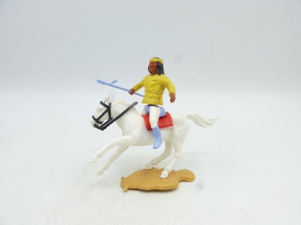 Timpo Toys Apache reitend, gelb mit Apachenhose (Replika)