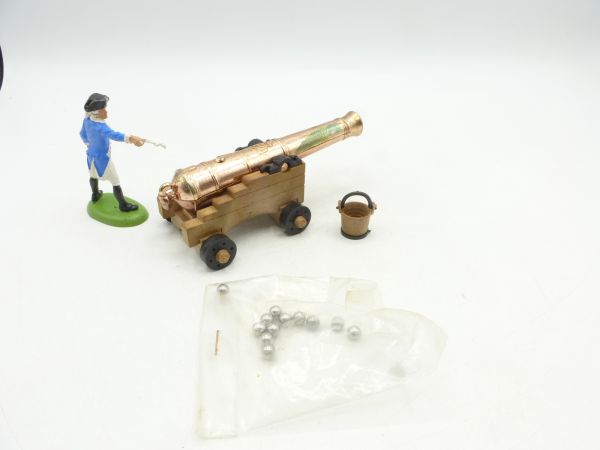 Britains Swoppets Cannon with American Infantryman - brand new