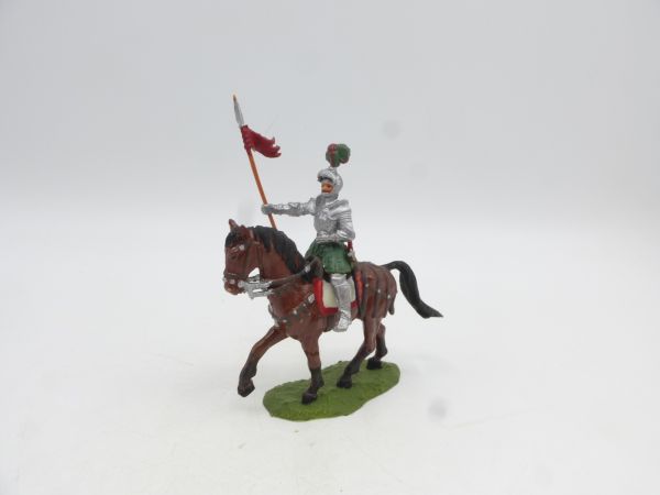 Lansquenet on pacing horse with flag - great modification