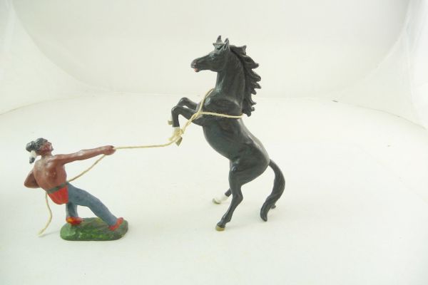 Modification 7 cm Indians taming horses - great modification, Indian = composition