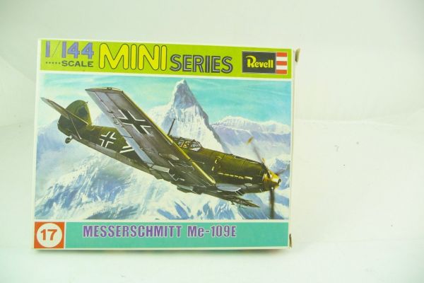 Revell 1/144 Mini Series; Messerschmitt Me-109E - OVP, Teile am Guss
