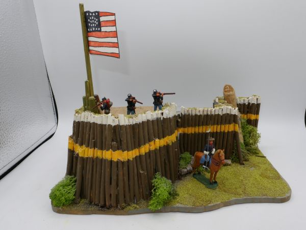 Northern states fort - great self-construction for 4 cm series (without figures)