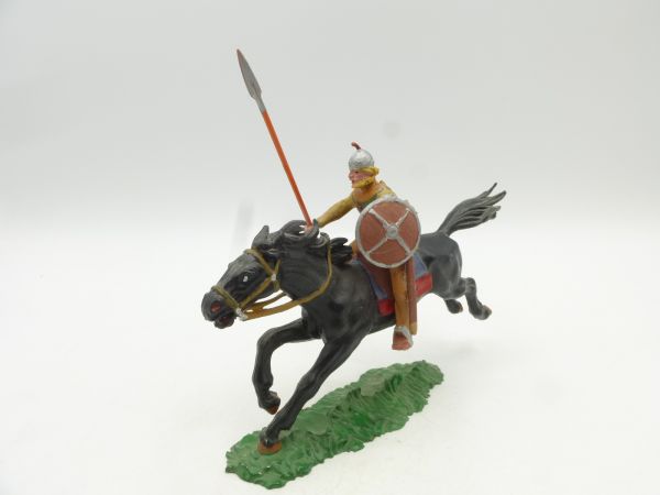 Modification 7 cm Viking on horseback with lance, bow + quiver