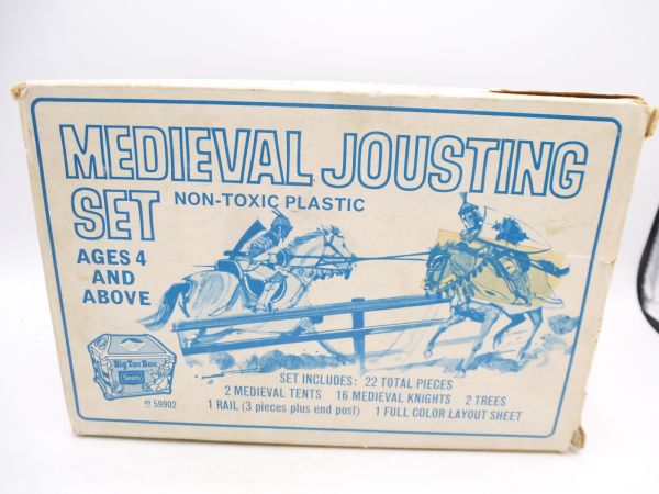 Timpo Toys Medieval Jousting Set - seltenes Set in OVP, komplett