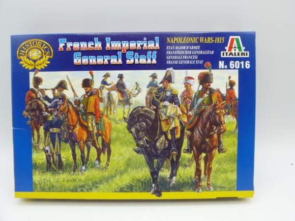 Italeri 1:72 French Imperial General Staff, Nap. Wars, No. 6016 - orig. packaging