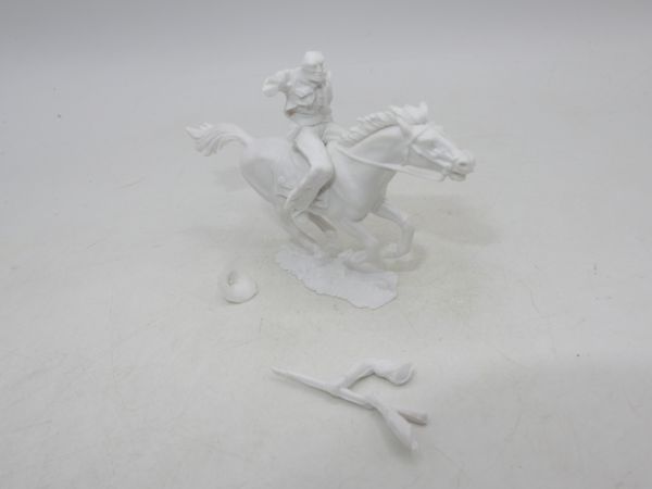 Elastolin 4 cm (Rohling) Cowboy zu Pferd mit Gewehr, Nr. 6996