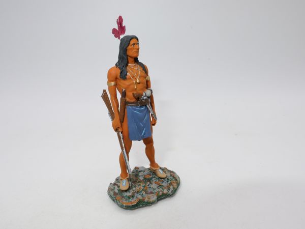 Andrea Miniatures Mohawk warrior, total height incl. base approx. 6.5 cm