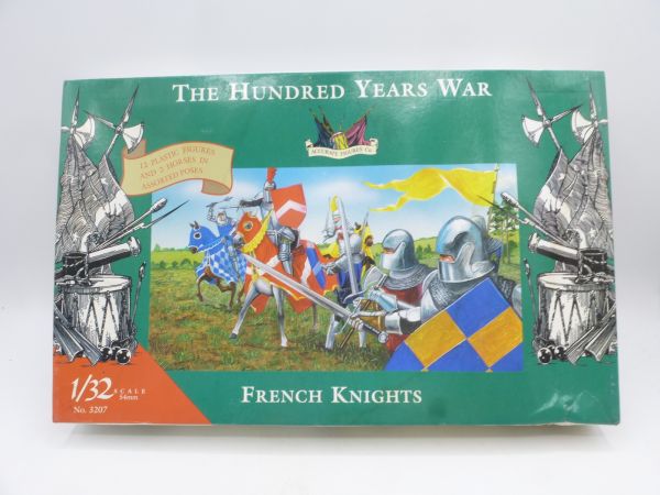 Accurate Figures 1:32 The 100 Years War: French Knights - OVP, Figuren am Guss
