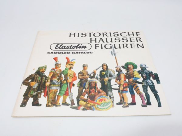 Elastolin Collector's catalogue: Historical Hausser figures, 59 pages, 1980