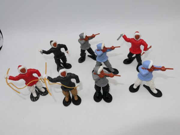 Timpo Toys Eskimos (8 Figuren) - schöne Gruppe