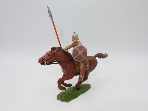 Viking on horseback with bow + spear - great 7 cm modification