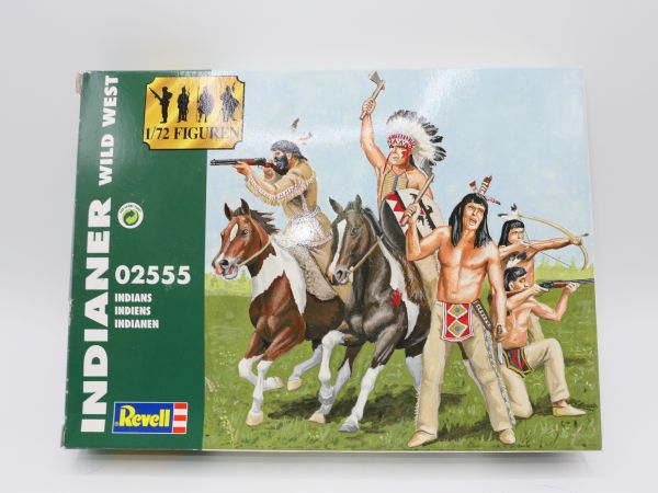 Revell 1:72 Indian Wild West, No. 2555 - orig. packaging, on cast