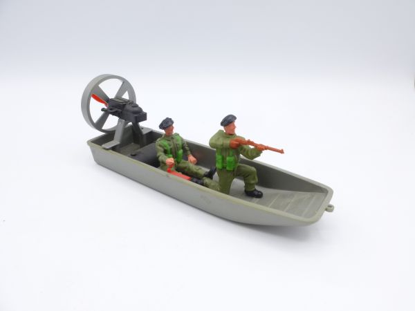 Timpo Toys Sumpfboot mit Engländern, schwarzes Barett