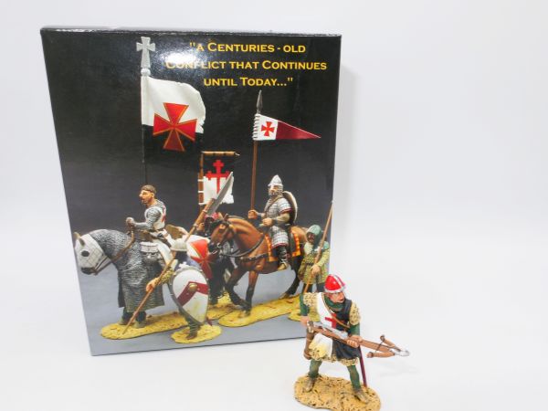 King & Country Crusader: Crossbowman loading, MK 012 - orig. packaging