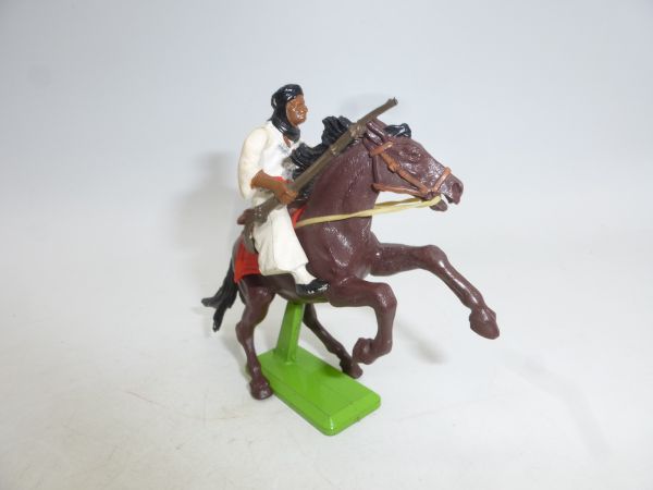 Britains Deetail Arab riding, white, with rifle