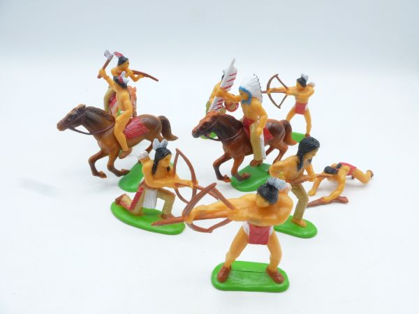 Panini Set Indianer (3 Reiter, 6 Fußer)