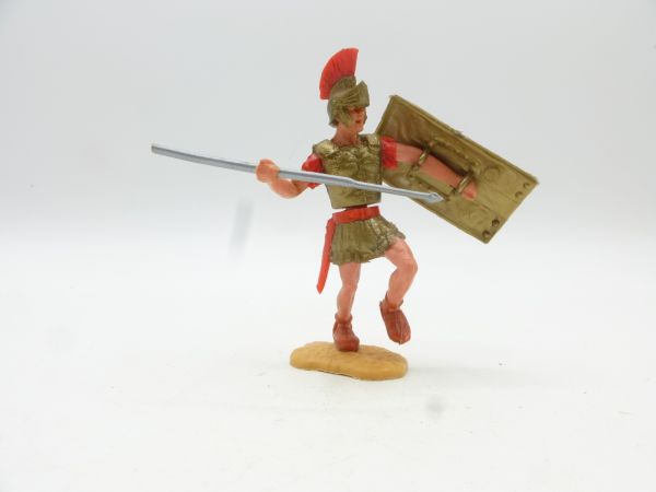 Timpo Toys Römer stehend mit Pilum, rot - 1 Schlaufe angerissen