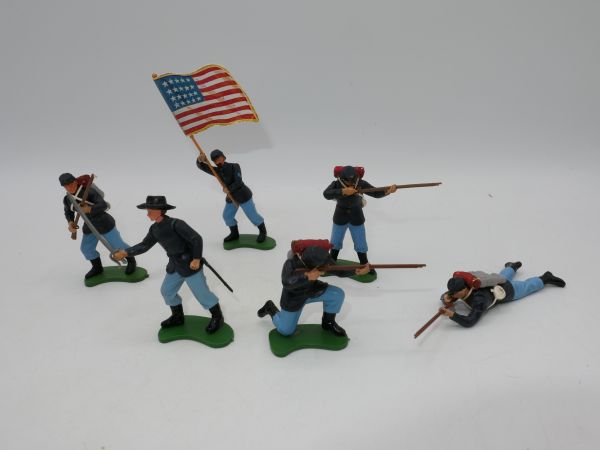 Britains Swoppets Northerners on foot (6 figures) - beautiful set