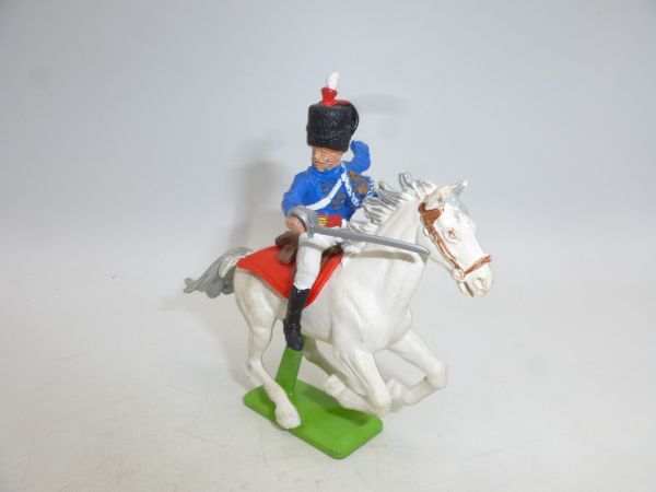 Britains Deetail Waterloo Soldat, Franzose zu Pferd, Säbel seitlich