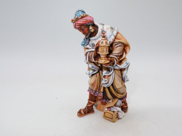 King Moor, wooden figure 7 cm from "The Royal Crib" series