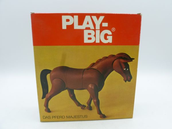 PLAY-BIG Westernserie: Pferd Majestus, schwarz, Nr. 5761-20 - OVP