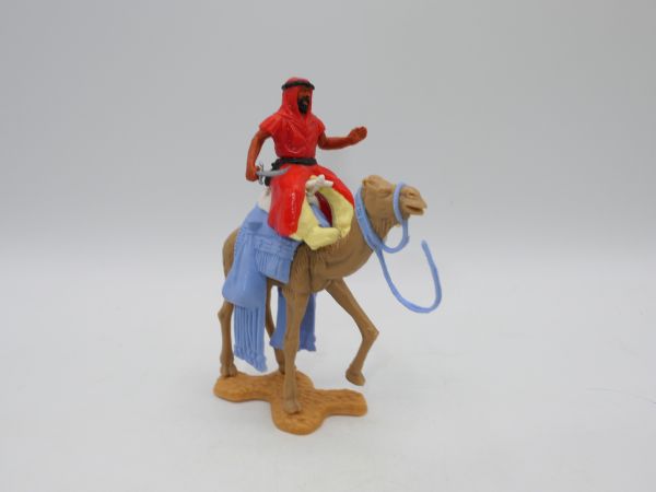 Timpo Toys Camel rider (red, light yellow inside trousers)