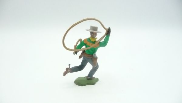 Britains Swoppets Cowboy running with lasso