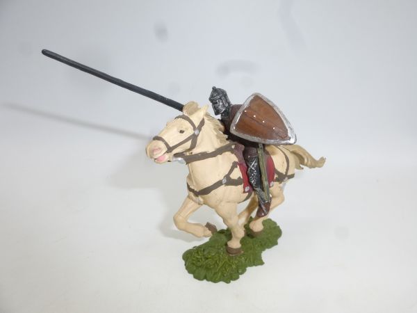 Elastolin 7 cm Norman with lance on horseback, no. 8855