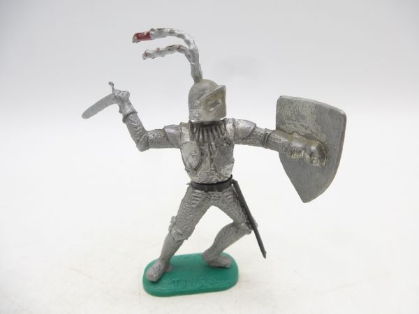 Timpo Toys Silver knight standing with sword