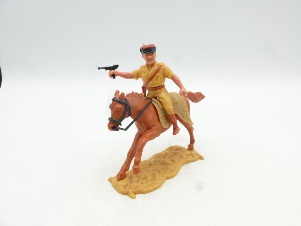 Timpo Toys Foreign legionnaire on horseback, officer with pistol