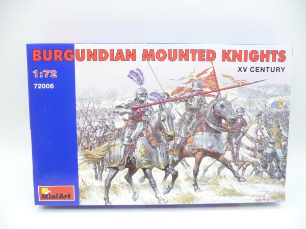 MINIART XV Century: Burgundian Mounted Knights, Nr. 72006 - OVP, Teile am Guss