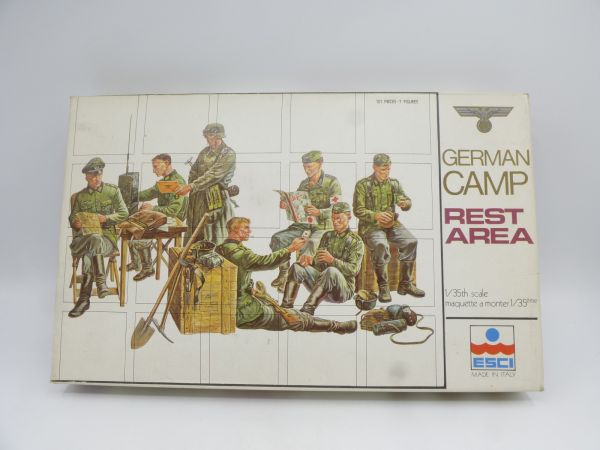 Esci 1:35 German Camp, Rest Area, No. 5005 - orig. packaging, on cast