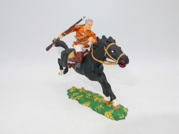 Preiser 7 cm Cowboy on horseback with rifle, No. 6990