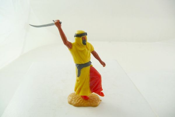 Timpo Toys Araber stehend mit Säbel, gelb