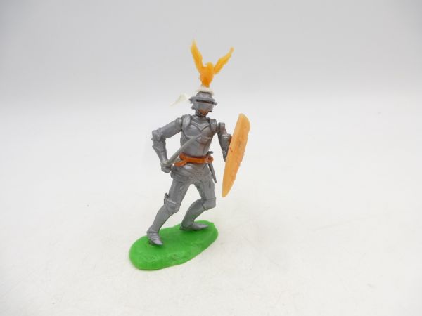 Elastolin 5,4 cm Knight standing with sword + shield