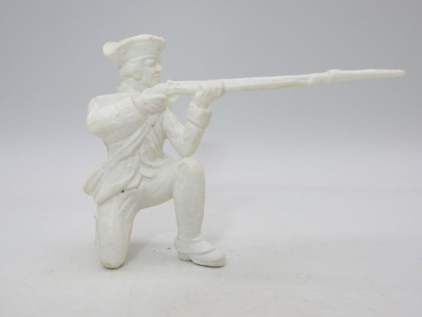 Elastolin 7 cm (Rohling) Regimenter Soldat kniend schießend, Nr. 9144
