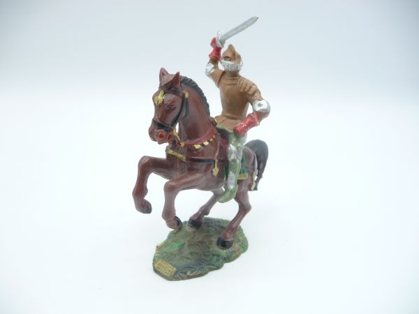 Starlux Knight riding with sword - rare figure, early version