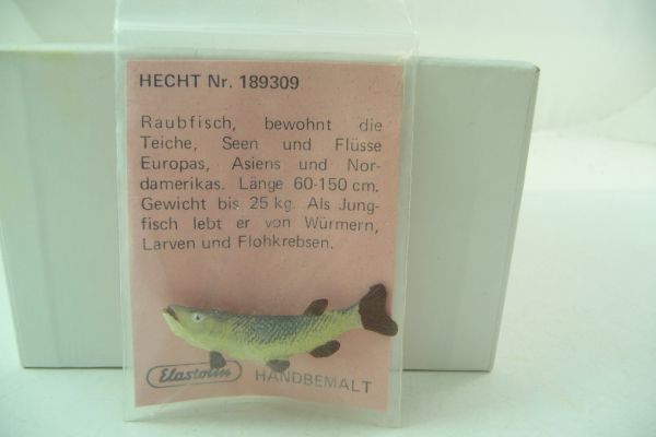 Elastolin Weichplastik Hecht, Nr. 189309 - OVP