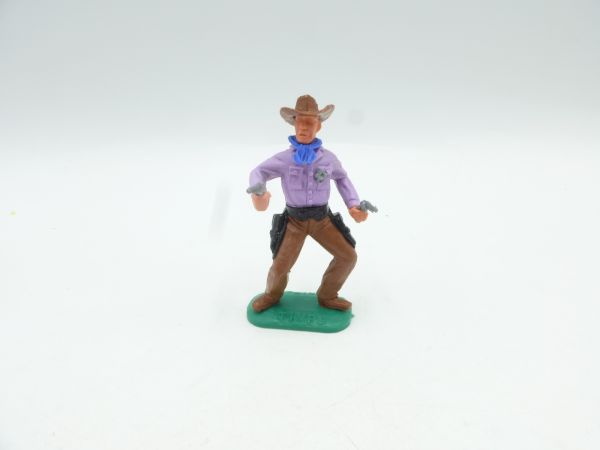 Timpo Toys Sheriff with 2 pistols (lilac)