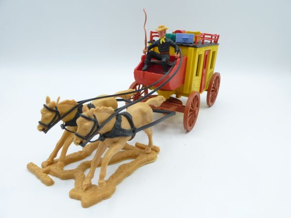 Timpo Toys Stagecoach with coachman 3rd version
